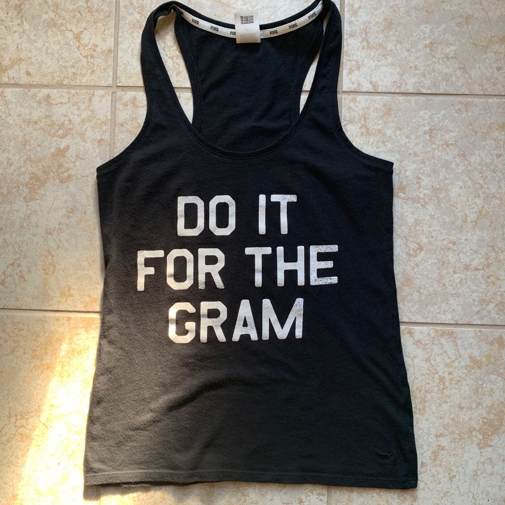 Black Victoria’s Secret PINK Tank Top, Size Small